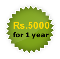 Rs.5000
for 1 year